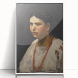 Portrait of a Girl Modern Wall Art – Minimalist Contemporary Design