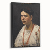 Portrait of a Girl Modern Wall Art – Minimalist Contemporary Design