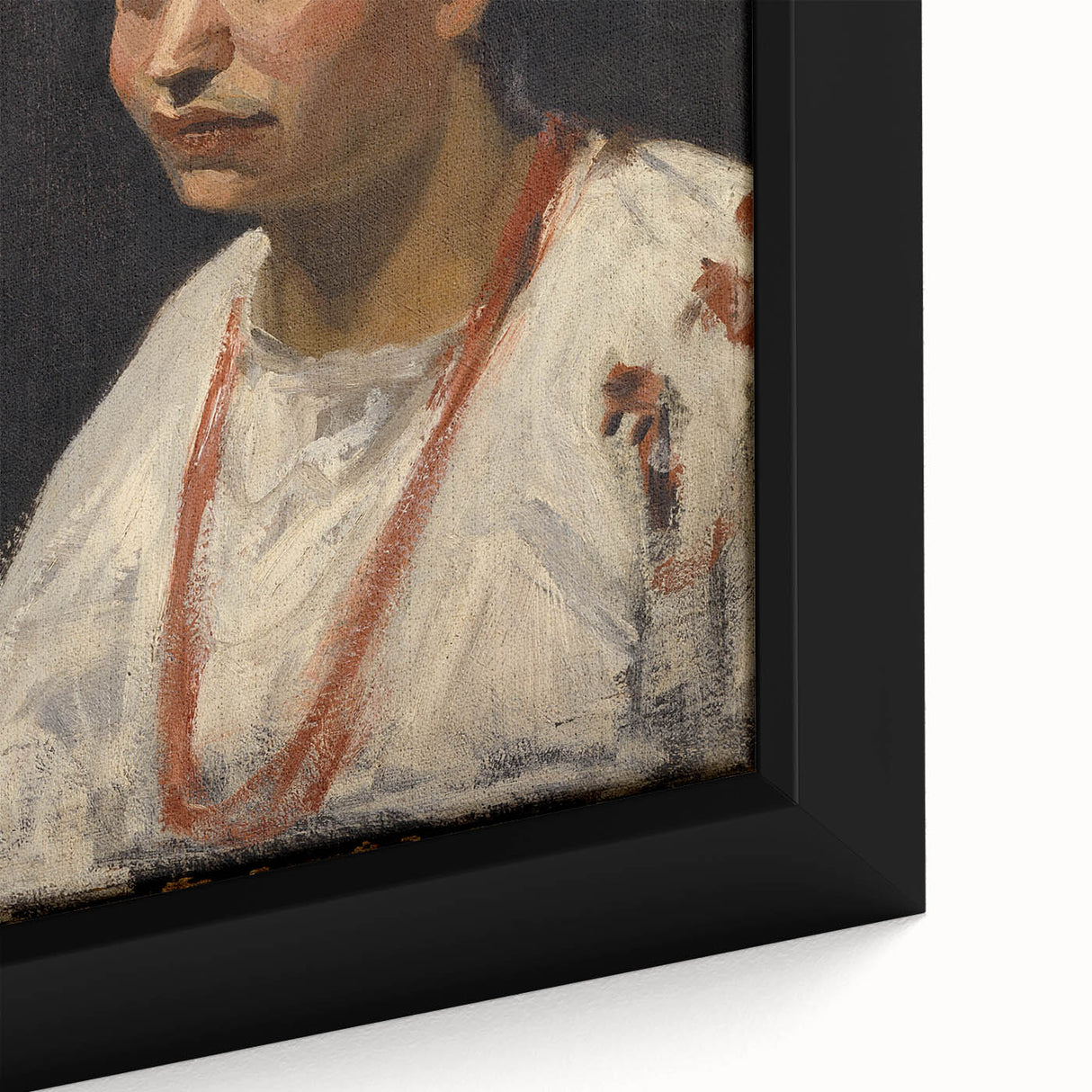 Portrait of a Girl Modern Wall Art – Minimalist Contemporary Design