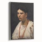 Portrait of a Girl Modern Wall Art – Minimalist Contemporary Design