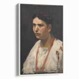 Portrait of a Girl Modern Wall Art – Minimalist Contemporary Design