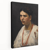 Portrait of a Girl Modern Wall Art – Minimalist Contemporary Design