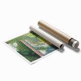 Impressionist Landscape Art – French Country Scene Print