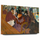 Modern Wall Art: Vibrant Moulin Rouge Scene in Classic Parisian Style