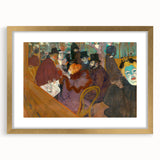 Modern Wall Art: Vibrant Moulin Rouge Scene in Classic Parisian Style