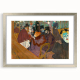Modern Wall Art: Vibrant Moulin Rouge Scene in Classic Parisian Style