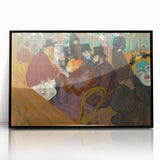 Modern Wall Art: Vibrant Moulin Rouge Scene in Classic Parisian Style