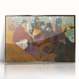 Modern Wall Art: Vibrant Moulin Rouge Scene in Classic Parisian Style