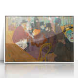 Modern Wall Art: Vibrant Moulin Rouge Scene in Classic Parisian Style