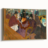 Modern Wall Art: Vibrant Moulin Rouge Scene in Classic Parisian Style