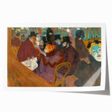 Modern Wall Art: Vibrant Moulin Rouge Scene in Classic Parisian Style