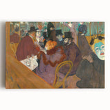 Modern Wall Art: Vibrant Moulin Rouge Scene in Classic Parisian Style