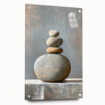 Contemporary Dining Art Pieces – Zen Stacked Stone Canvas Print