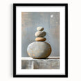 Contemporary Dining Art Pieces – Zen Stacked Stone Canvas Print