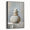 Contemporary Dining Art Pieces – Zen Stacked Stone Canvas Print