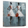 Elegant Abstract Female Figures – Modern Living Room Wall Art