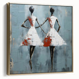 Elegant Abstract Female Figures – Modern Living Room Wall Art