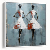 Elegant Abstract Female Figures – Modern Living Room Wall Art