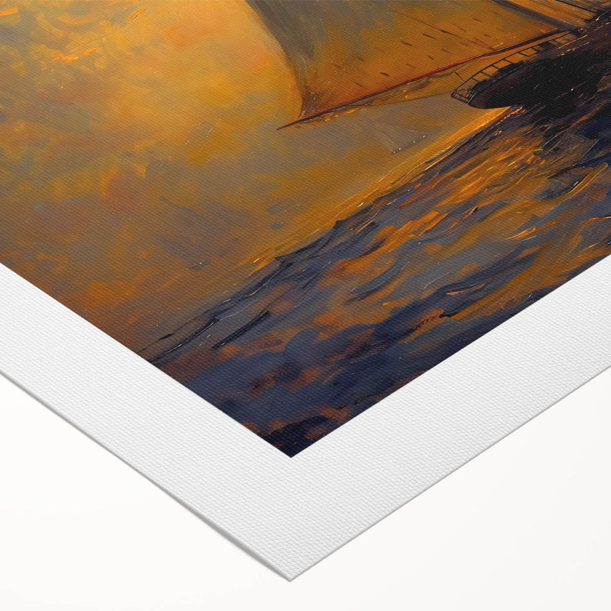Sailing into Sunset Office Wall Art – Modern Corporate Decor