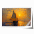 Sailing into Sunset Office Wall Art – Modern Corporate Decor