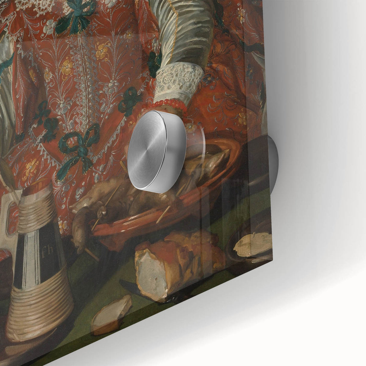 Baroque Art Print - Festive Banquet Scene with Rich Details