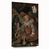 Baroque Art Print - Festive Banquet Scene with Rich Details