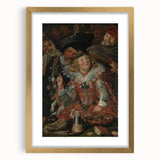 Baroque Art Print - Festive Banquet Scene with Rich Details