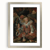 Baroque Art Print - Festive Banquet Scene with Rich Details