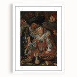 Baroque Art Print - Festive Banquet Scene with Rich Details