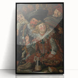 Baroque Art Print - Festive Banquet Scene with Rich Details
