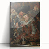 Baroque Art Print - Festive Banquet Scene with Rich Details
