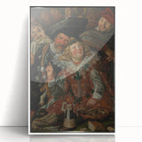 Baroque Art Print - Festive Banquet Scene with Rich Details