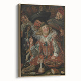 Baroque Art Print - Festive Banquet Scene with Rich Details