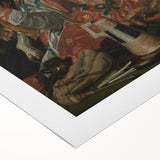 Baroque Art Print - Festive Banquet Scene with Rich Details