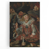 Baroque Art Print - Festive Banquet Scene with Rich Details