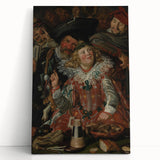 Baroque Art Print - Festive Banquet Scene with Rich Details