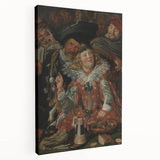 Baroque Art Print - Festive Banquet Scene with Rich Details