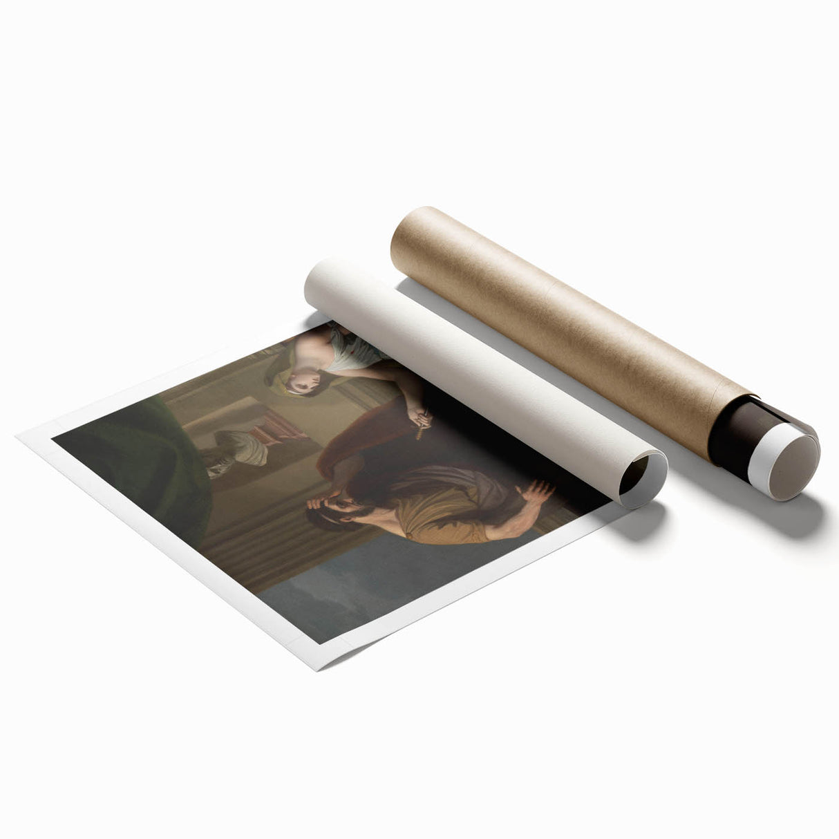 Neoclassical Art Print: Paetus and Arria - Classical Greco-Roman Poster