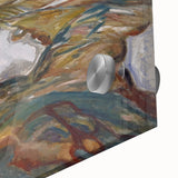Expressionist Art: "Coastal Landscape" Modern Expressionism Wall Art