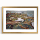 Expressionist Art: "Coastal Landscape" Modern Expressionism Wall Art