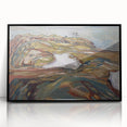 Expressionist Art: "Coastal Landscape" Modern Expressionism Wall Art