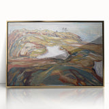 Expressionist Art: "Coastal Landscape" Modern Expressionism Wall Art