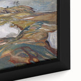 Expressionist Art: "Coastal Landscape" Modern Expressionism Wall Art