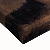 Spooky Wall Art - Black Cat & Pumpkin Vintage Halloween Print