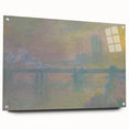 Impressionist London Scene - Monet's Charing Cross Bridge, Framed Print