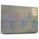 Impressionist London Scene - Monet's Charing Cross Bridge, Framed Print