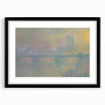 Impressionist London Scene - Monet's Charing Cross Bridge, Framed Print