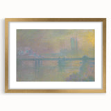 Impressionist London Scene - Monet's Charing Cross Bridge, Framed Print