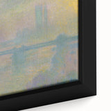 Impressionist London Scene - Monet's Charing Cross Bridge, Framed Print