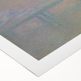 Impressionist London Scene - Monet's Charing Cross Bridge, Framed Print